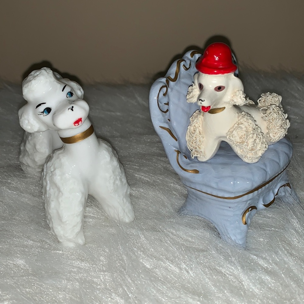 Vintage Poodle Figurines